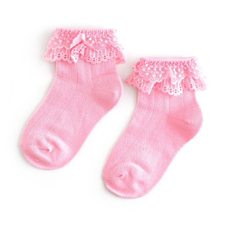Lace Bobby Socks - Blossom