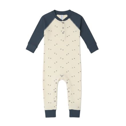 Brix Henley Romper - Peak / Steel