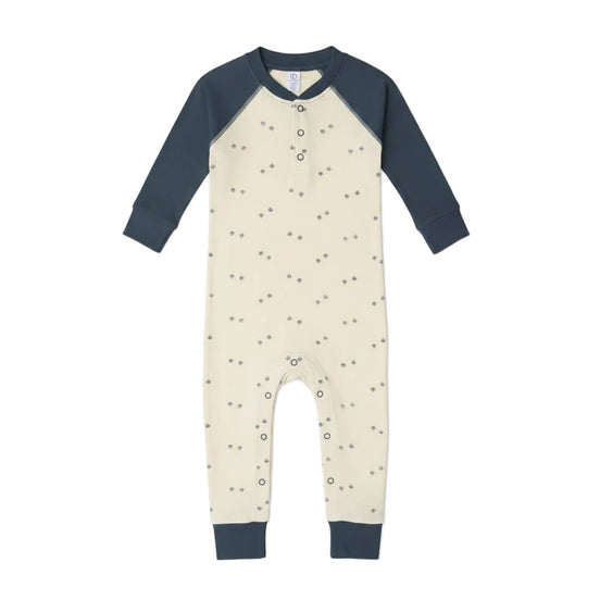 Brix Henley Romper - Peak / Steel