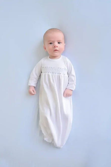Sweetly Smocked Greetinggown - Boy