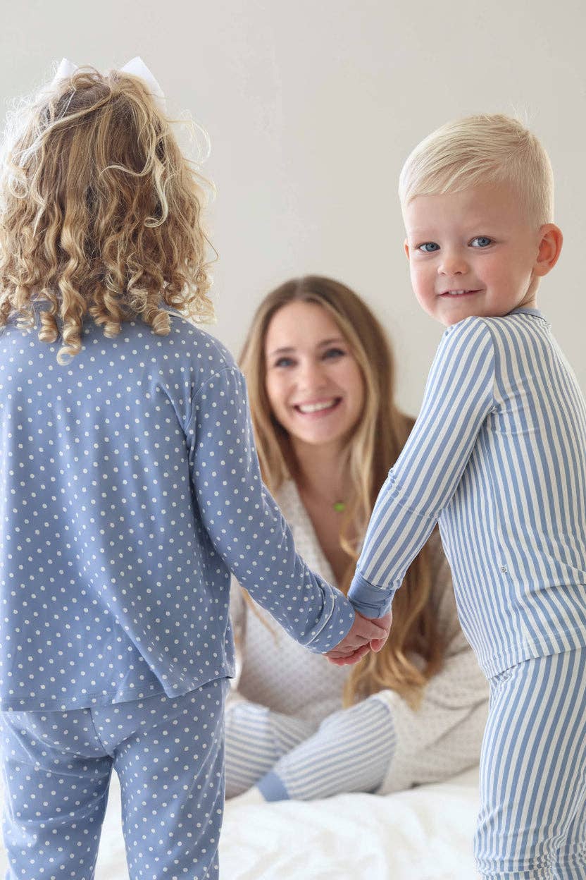 Two-Piece Pajama Set | Snuggle Stripes