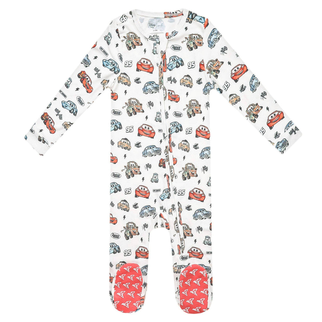 Zip-Up Footie Pajama - Disney Pixar Cars