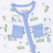 Golf Carts Blue - Convertible Romper