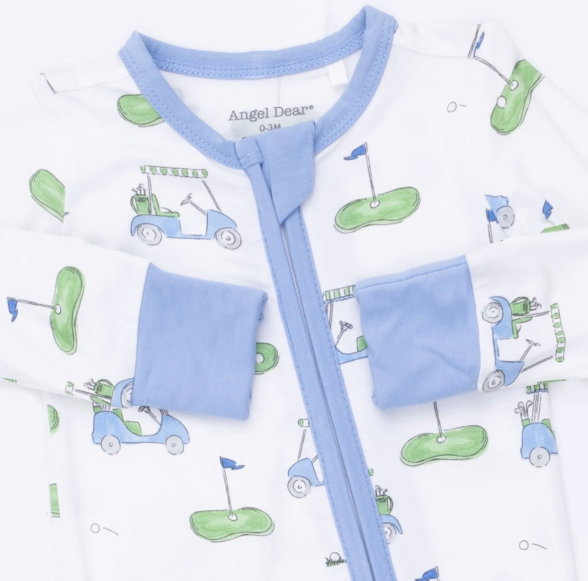 Golf Carts Blue - Convertible Romper