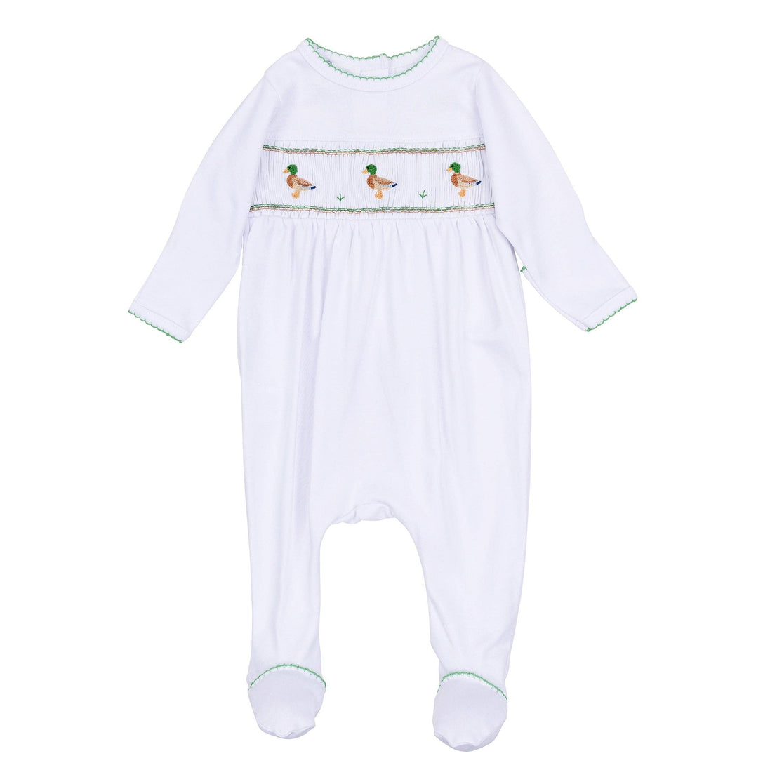 Mallard Moments Smocked Footie