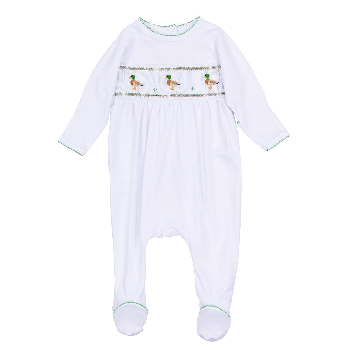 Mallard Moments Smocked Footie