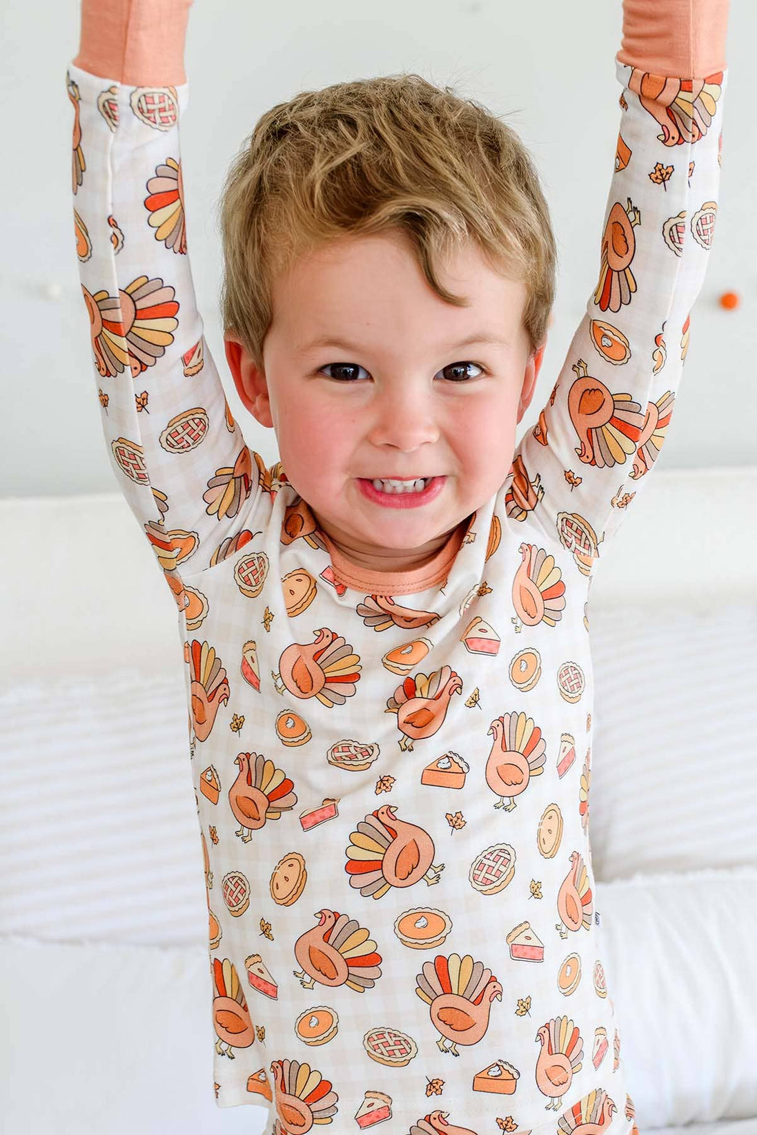 Thanksgiving Bamboo Two-Piece Pajama Set | Gobble Gobble