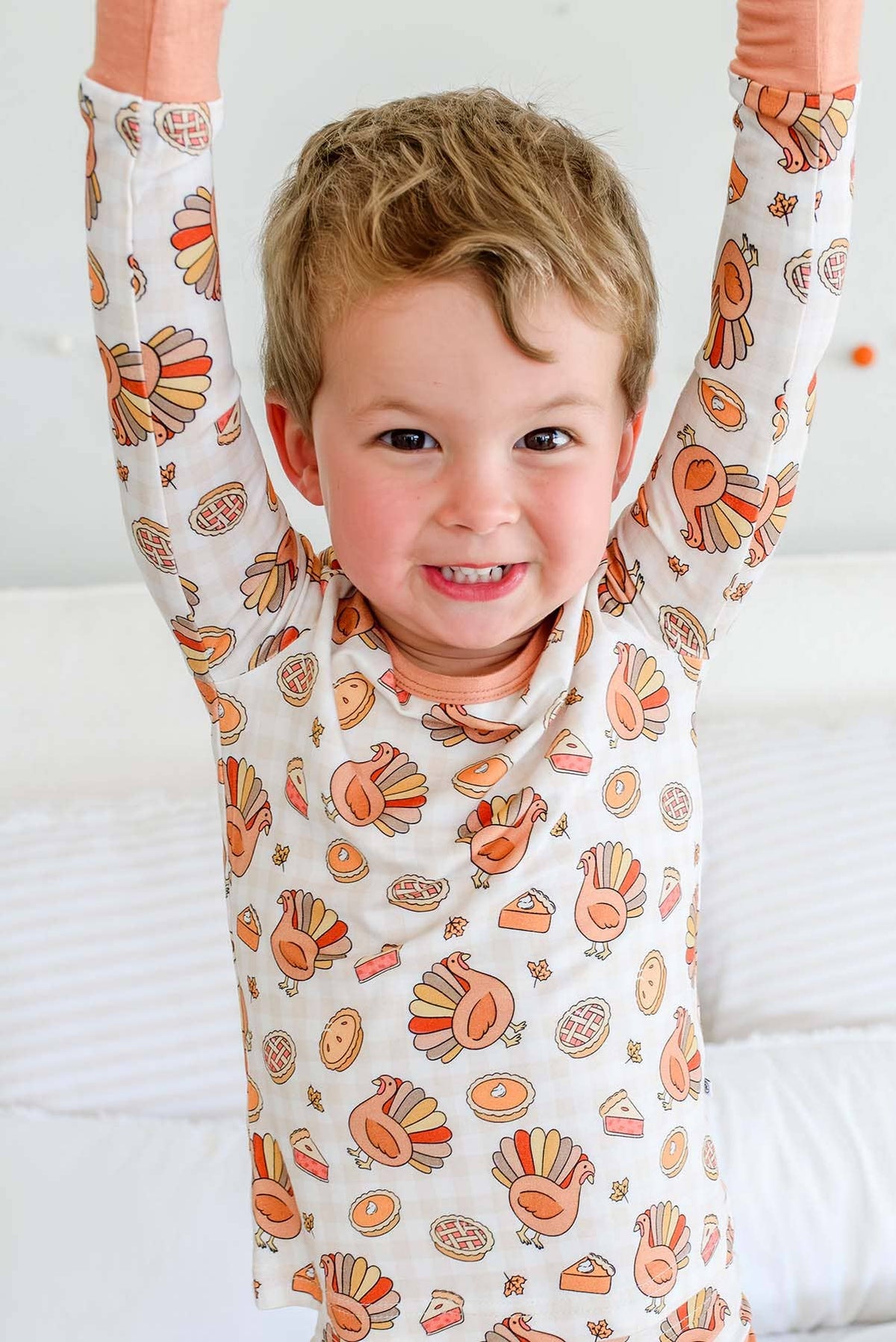 Thanksgiving Bamboo Two-Piece Pajama Set | Gobble Gobble
