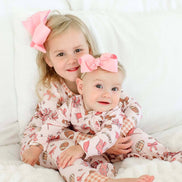 Two-Piece Bamboo Pajama Set | Huddles & Cuddles Pink