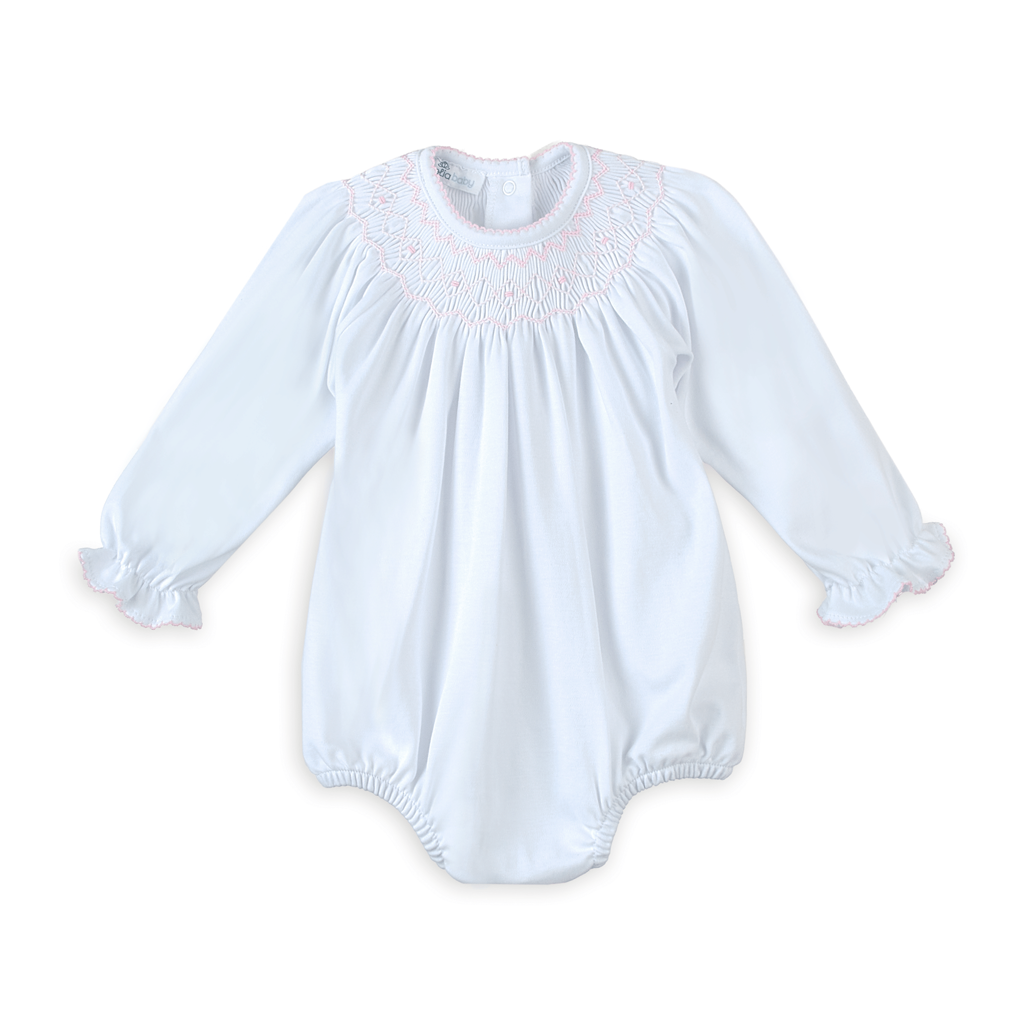 Lizzie's Classics Bishop Long Sleeve Bubble - Pink