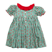 Christmas Ribbons Smocked Dress