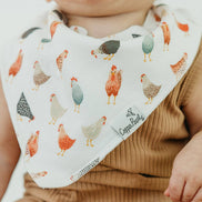 4 Pack Baby Bandana Bibs - Farmstead