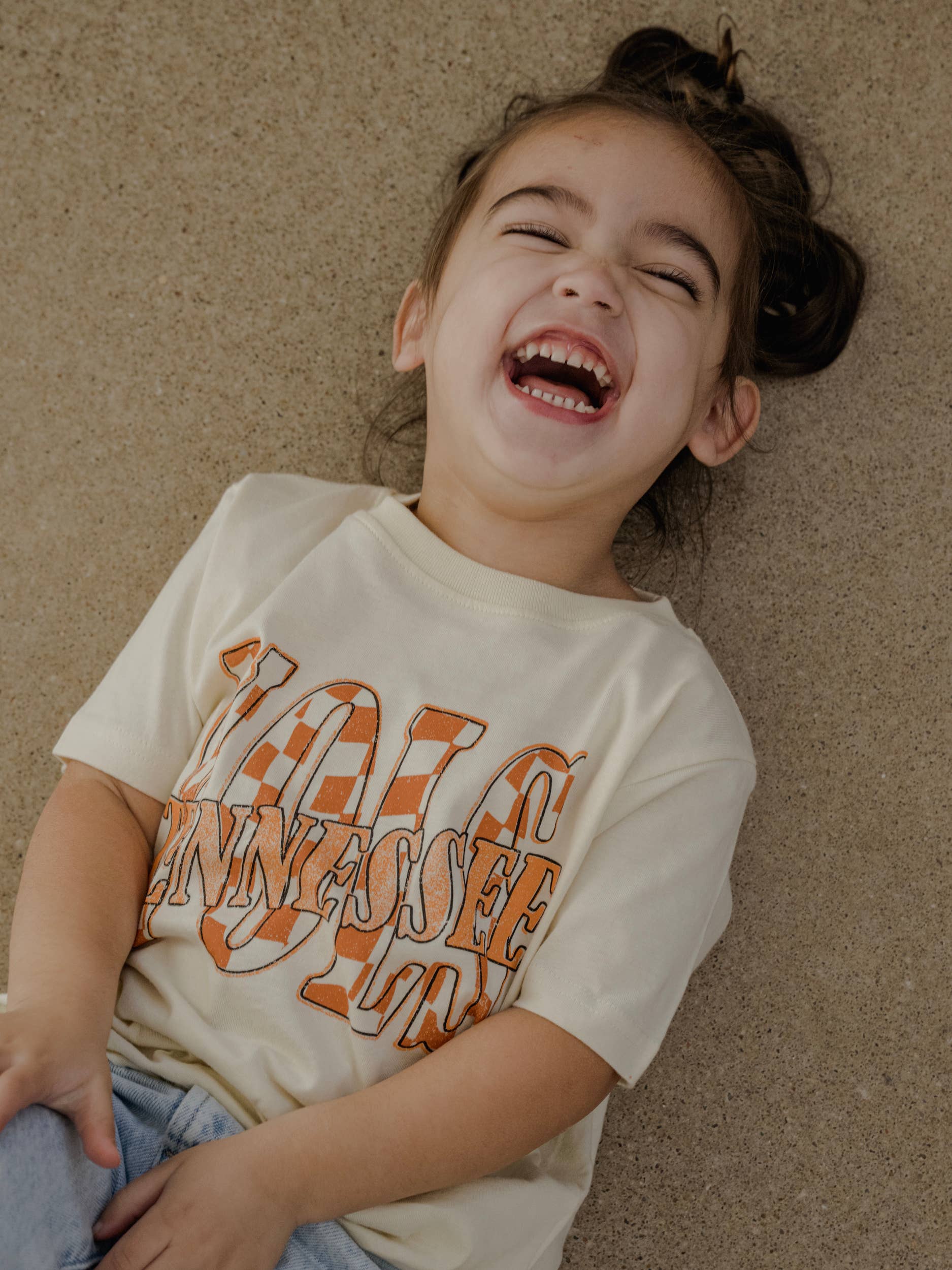 Children's Tennessee Volunteers Twisted Check Oatmeal Tee