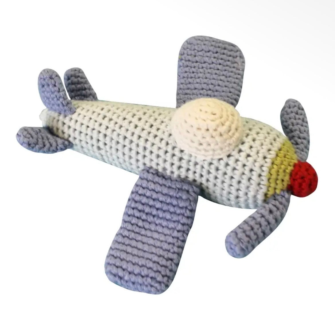 Airplane Crochet Rattle