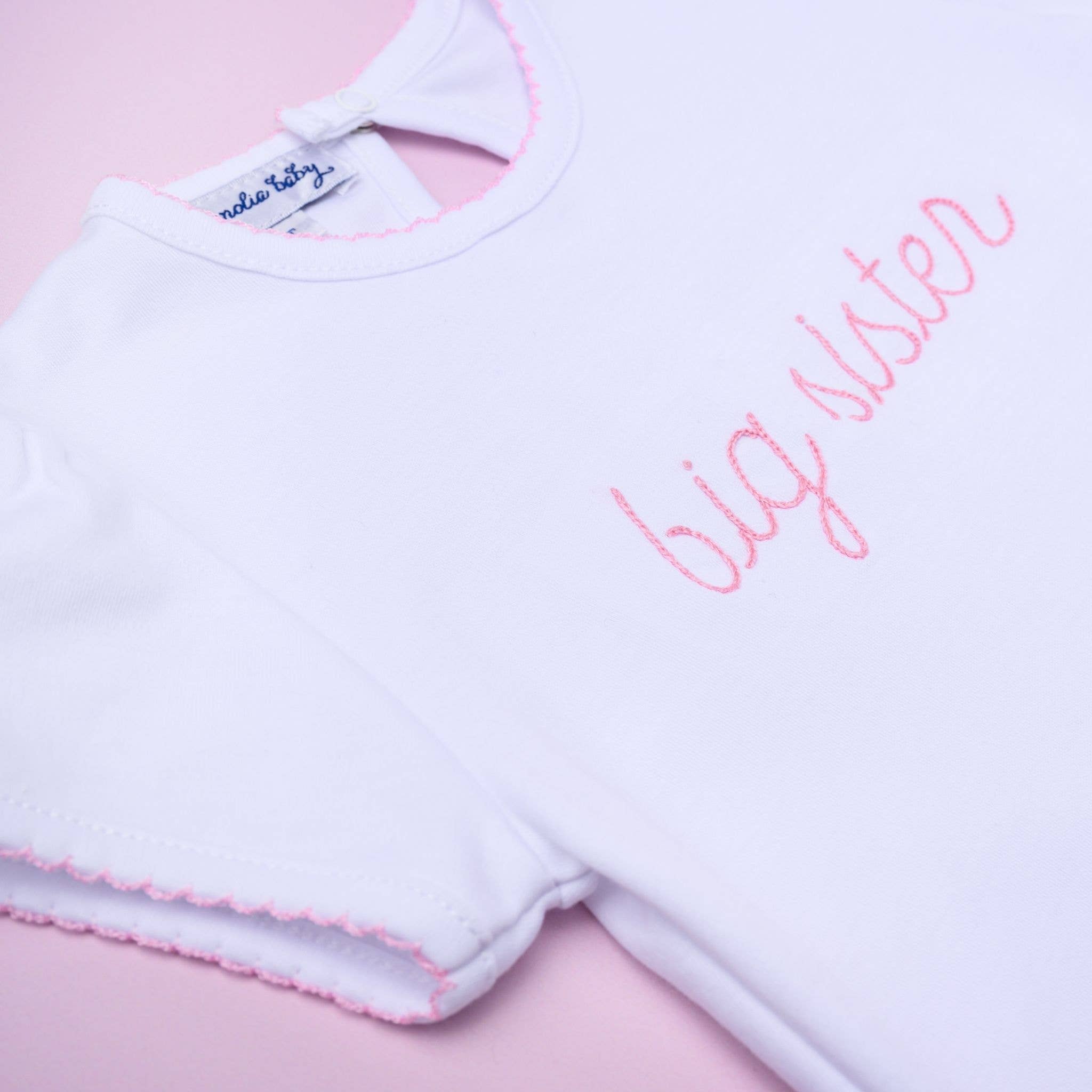 Big Sister Embroidered T-Shirt