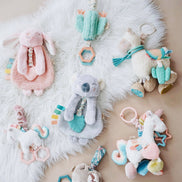 Itzy Friends Link & Love™ Activity Plush with Teether Toy