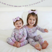 Convertible Zip Romper | Lavender Lullaby