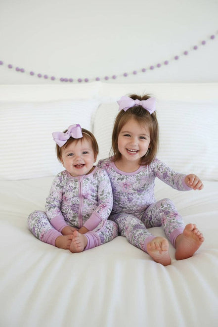Two-Piece Pajama Set | Lavender Lullaby