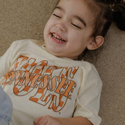 Children's Tennessee Volunteers Twisted Check Oatmeal Tee