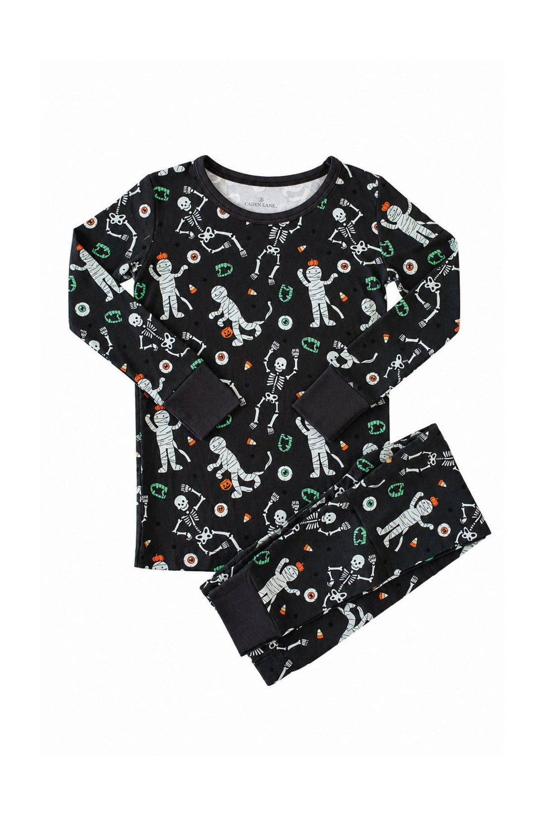Halloween Glow-in-the-Dark Two-Piece Bamboo Pajama Set | Eye Want Candy
