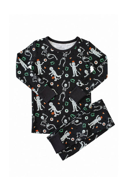 Halloween Glow-in-the-Dark Two-Piece Bamboo Pajama Set | Eye Want Candy