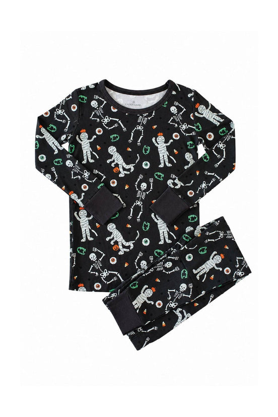 Halloween Glow-in-the-Dark Two-Piece Bamboo Pajama Set | Eye Want Candy