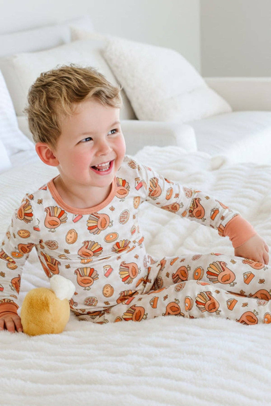 Thanksgiving Bamboo Two-Piece Pajama Set | Gobble Gobble