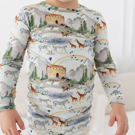 Noah's Ark Long Sleeve Pajamas