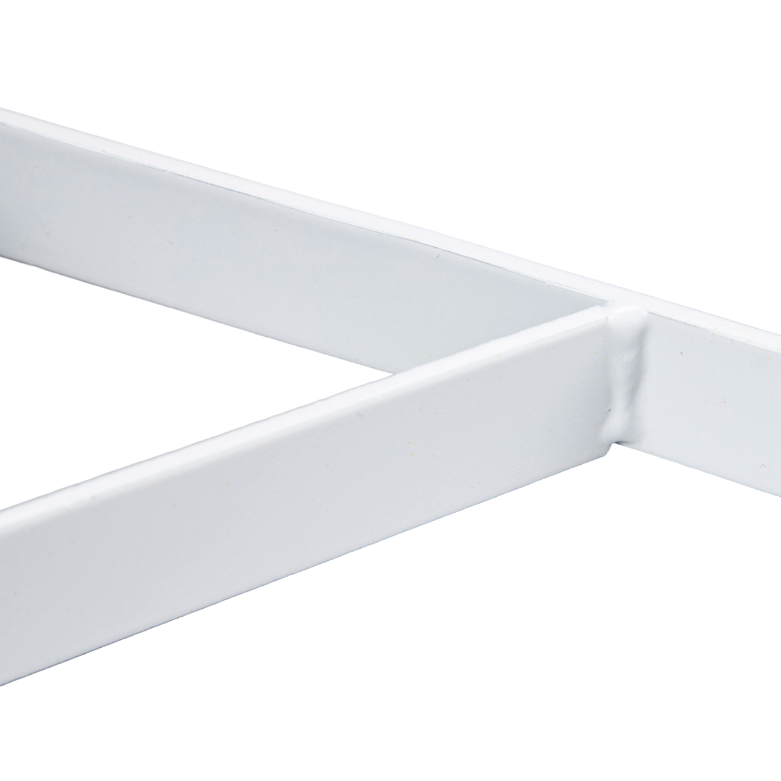 12" White Contemporary Shelf Bracket For Slatwall