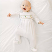 Mallard Moments Smocked Footie