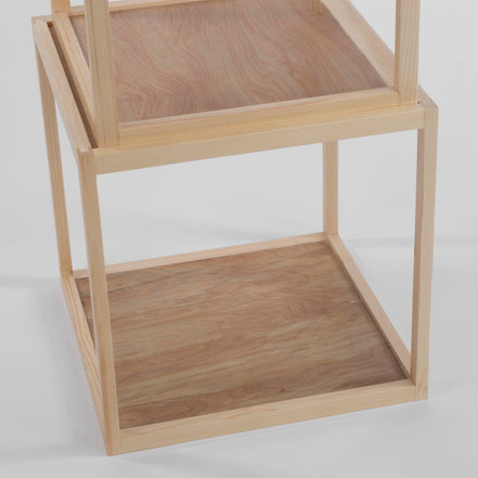 Wood Cube Risers (Set of 3 or 6)