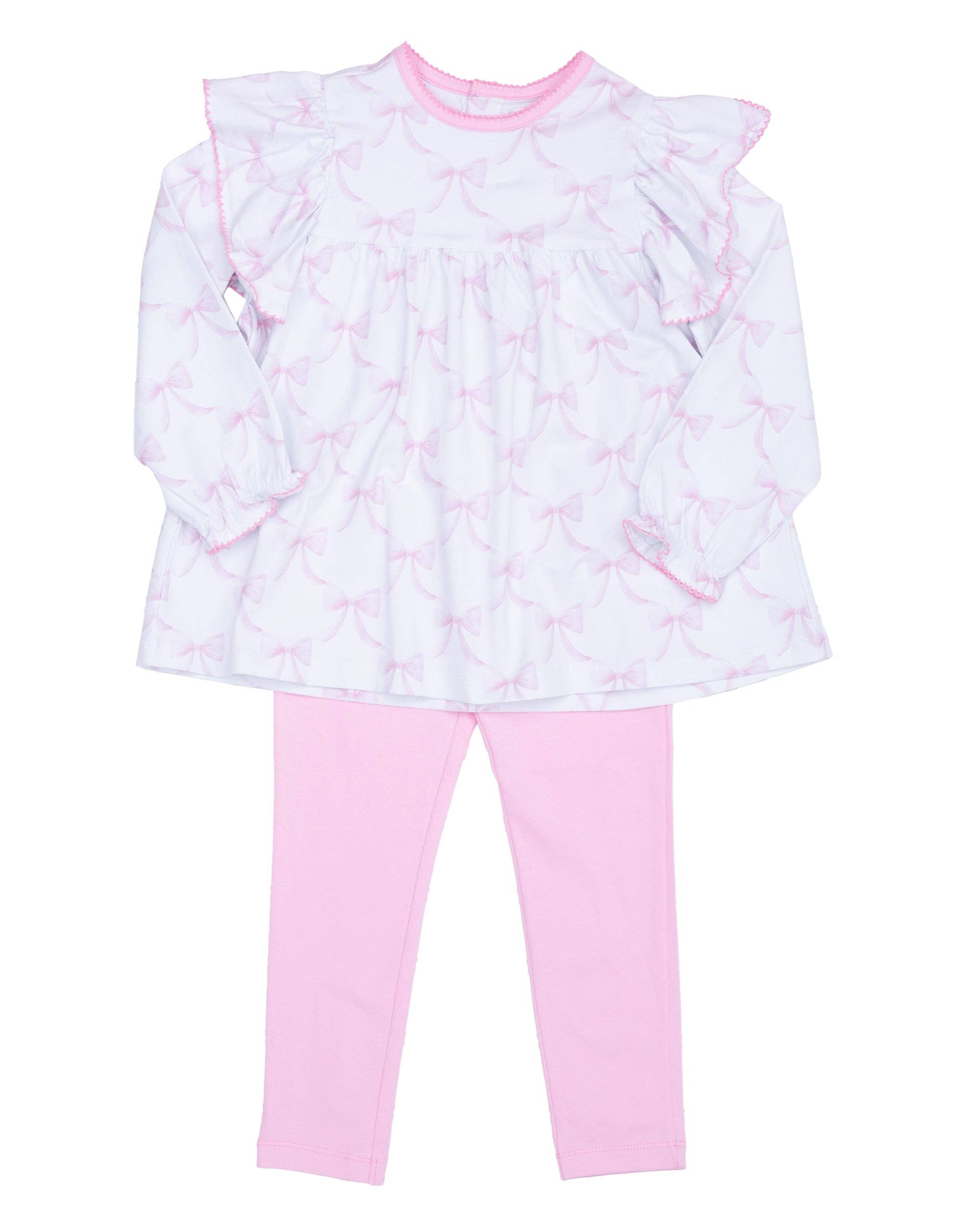 Abree Bubblegum Bows Legging Set