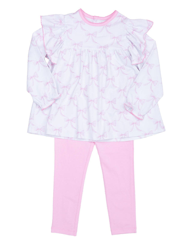 Abree Bubblegum Bows Legging Set