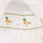 Mallard Moments Smocked Footie