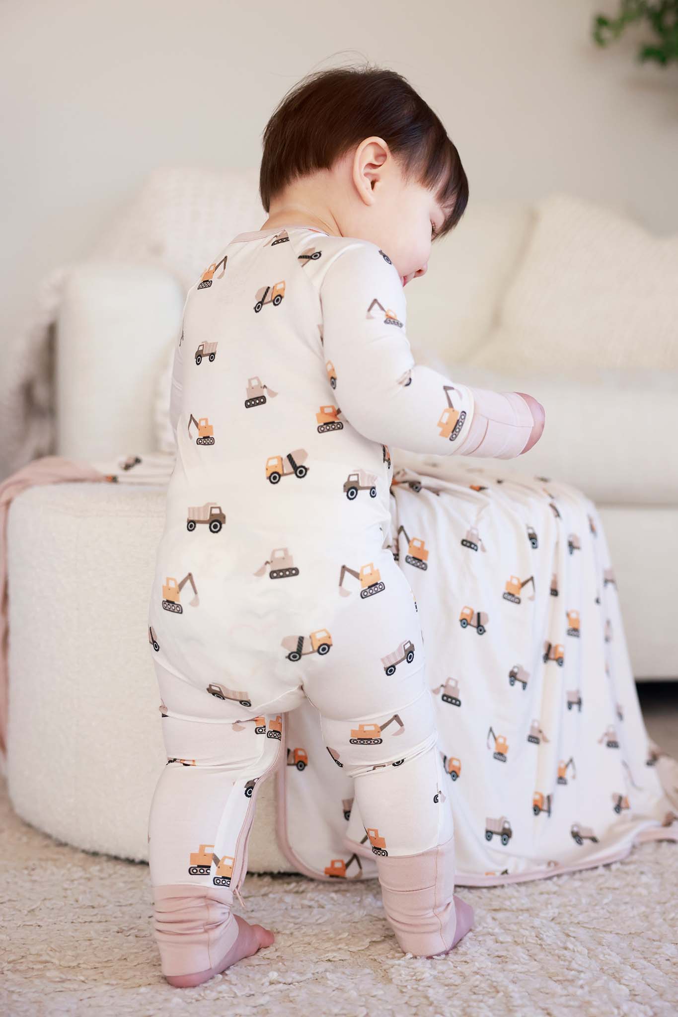 Convertible Zip Romper | Little Builder