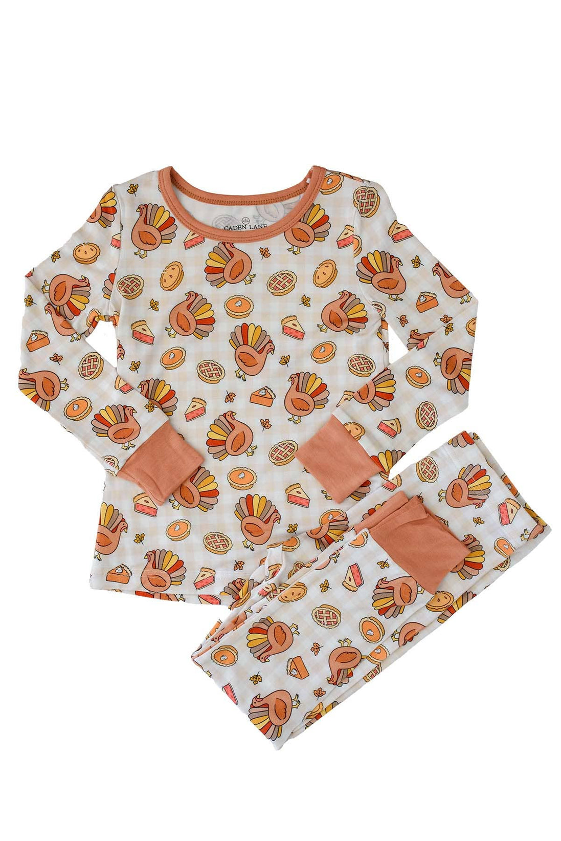 Thanksgiving Bamboo Two-Piece Pajama Set | Gobble Gobble