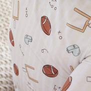 Tiny Touchdowns Two Piece Pajama Set | Neutral