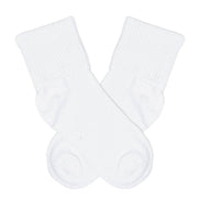 White Fold Over Socks