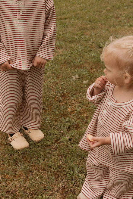 Micky Set in Thin Turtledove Stripe