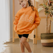 Children's Tenn Vols Polka Dot Puff Mock Neck Sweatshirt