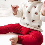 Winter Berries Raglan Sweater by Luna and Arlo