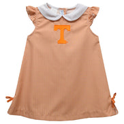 Tennessee Vols Dress - Embroidered Orange Gingham