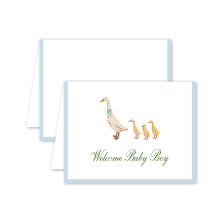 Cottagecore Blue Duckling Baby