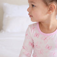 Two-Piece Bamboo Pajama Set | Blooming Butterflies