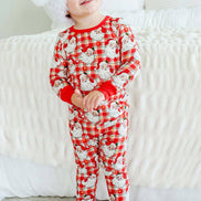 Christmas Bamboo Two-Piece Pajama Set | Cozy Claus