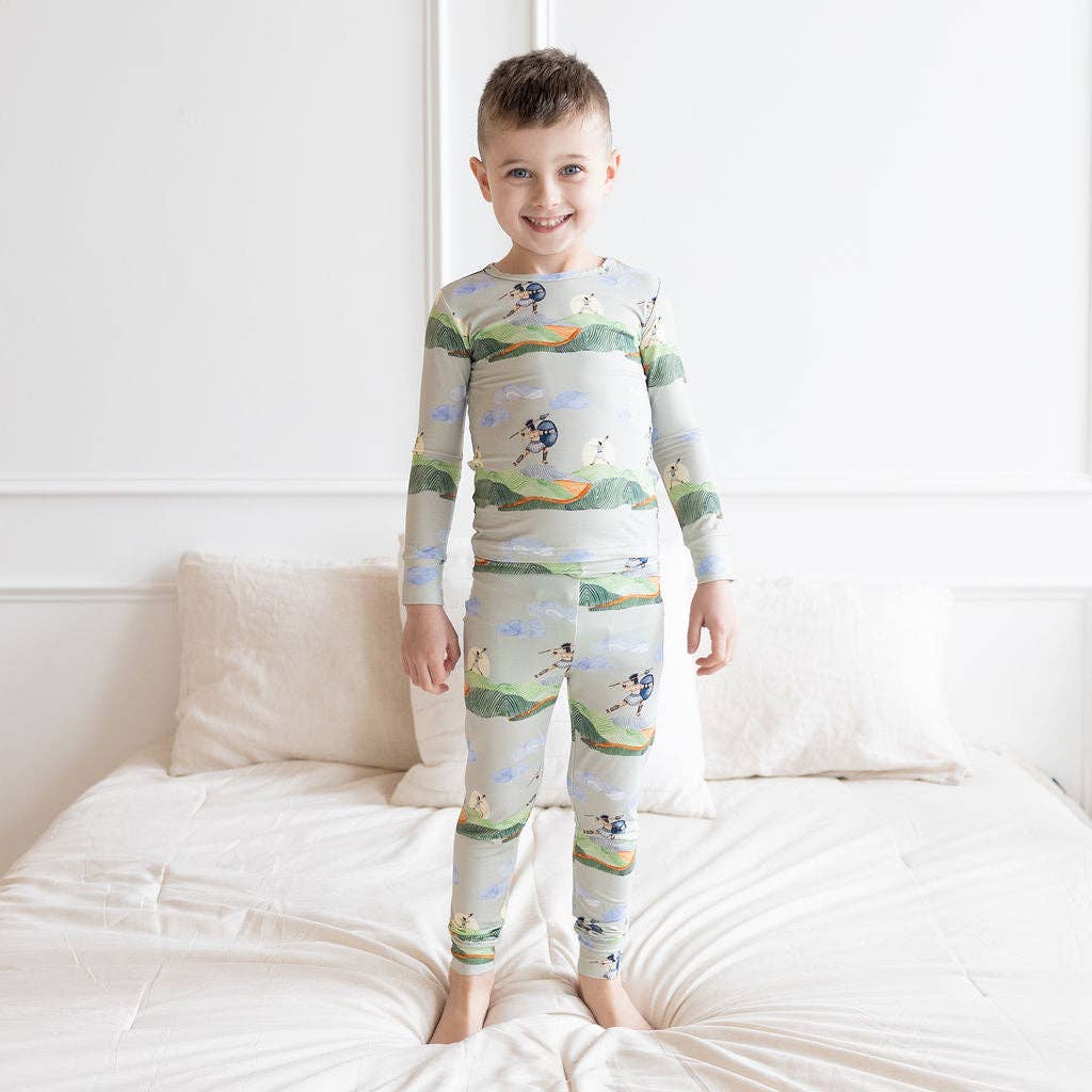 David & Goliath Long Sleeve Pajamas