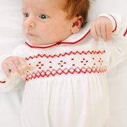 Henry Smocked Boy Footie