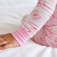 Two-Piece Bamboo Pajama Set | Blooming Butterflies