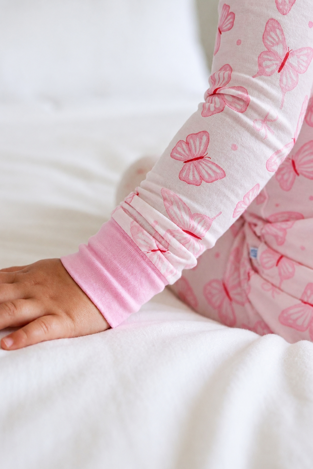 Two-Piece Bamboo Pajama Set | Blooming Butterflies