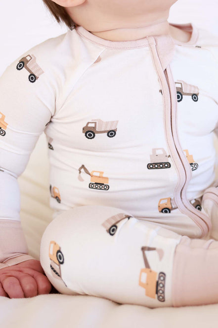 Convertible Zip Romper | Little Builder